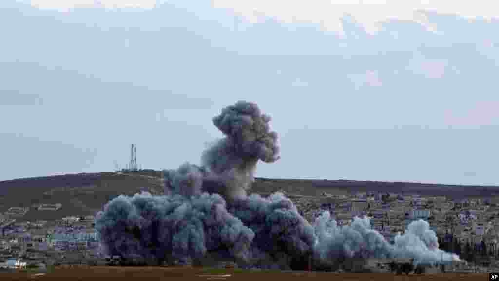 Garin Kobani a Siriya, 4 ga Nuwamba, 2014.