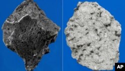 Os pedaços do meteorito pesavam seis quilos e 800 gramas