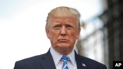 Le président américain Donald Trump à Bedminster, N.J., 11 août 2017.