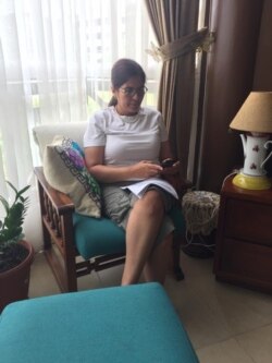 Diputada venezolana María Gabriela Hernández.