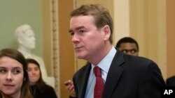 Le sénateur du Colorado,Michael Bennet, au Capitol à Washington le 24 janvier 2019.