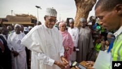 Le candidat de l'opposition nigériane, Muhammadu Buhari