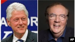 El expresidente Bill Clinton (izquierda) y el autor James Patterson están escribiendo una novela que saldrá a la venta en 2018.
