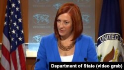 Juru bicara Departemen Luar Negeri AS Jen Psaki (foto: dok). 