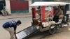 FILE - Mobilituk, a tuk tuk designed by Agile Development Group to assist the disabled, is shown in Phnom Penh, Dec. 21, 2016. (Hean Socheata/ VOA Khmer)