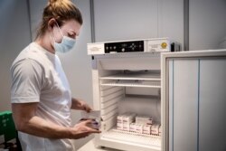 FILE PHOTO: AstraZeneca coronavirus vaccination in Copenhagen