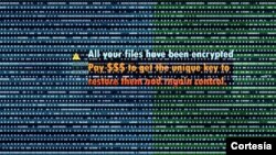Ilustración del ciberataque de ransomware. [Foto de archivo]