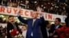 Turkey's President Recep Tayyip Erdogan waves to supporters as he arrives for a congress of the ruling Justice and Development Party (AKP) in Ankara, Turkey, May 21, 2017.