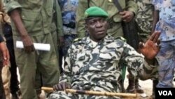 Pemimpin kudeta Mali, Kapten Amadou Haya Sanogo di Bamako, Mali.