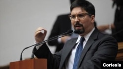 El diputado opositor y vicepresidente del parlamento de Venezuela, se encuentra en Washington tras su gira por Europa.