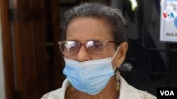 Heydi Meza, madre del joven opositor Max Jerez. [Miguel Bravo/VOA].