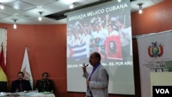 Ministro de salud de Bolivia Aníbal Cruz dijo que estos supuestos médicos tenían “fines que eran más de adoctrinamiento (..) utilizando bienes y un presupuesto… excesivo”. Bolivia Foto: Yuvinca  Gonzalvez Avilés