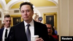 Elon Musk gjatë vizitës në Kapitol (5 dhjetor 2024)