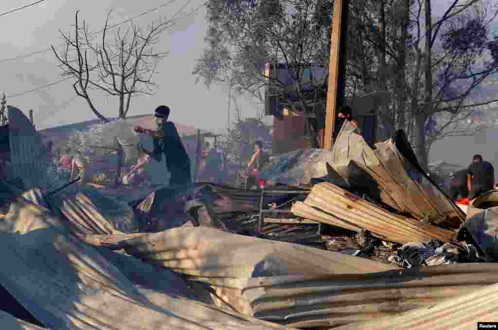 Valparaíso ha registrado el último mes varios incendios forestales, durante la peor sequía que afecta Chile desde que se mantienen registros.