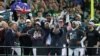 Les Philadelphia Eagles célèbrent leur victoire au Super Bowl face aux Kansas City Chiefs, le 10 février 2025.
