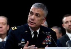 El director de la Agencia de Seguridad Nacional, general Paul Nakasone, testifica ante el Comité de Inteligencia del Senado en junio.