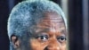 Former UN chief Kofi Annan, who mediated an end to Kenya's 2008 post-election violence attends a press conference on 08, Dec2009 in Nairobi