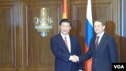 VOA現場拍攝: 俄羅斯高規格禮遇習近平