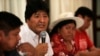 Evo Morales anuncia el binomio presidencial del MAS para elecciones