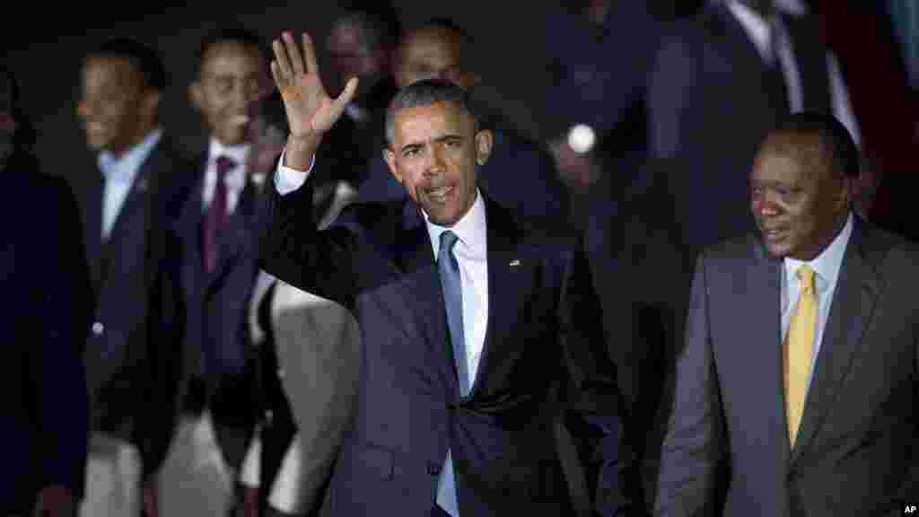 Rais Obama amewasili Nairobi