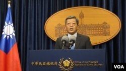 台灣總統府舉行記者會宣布副總統陳建仁將訪問梵蒂岡