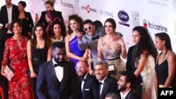 Lors d'un festival du film à Hurghada, en Egype, le 22 septembre 2017.