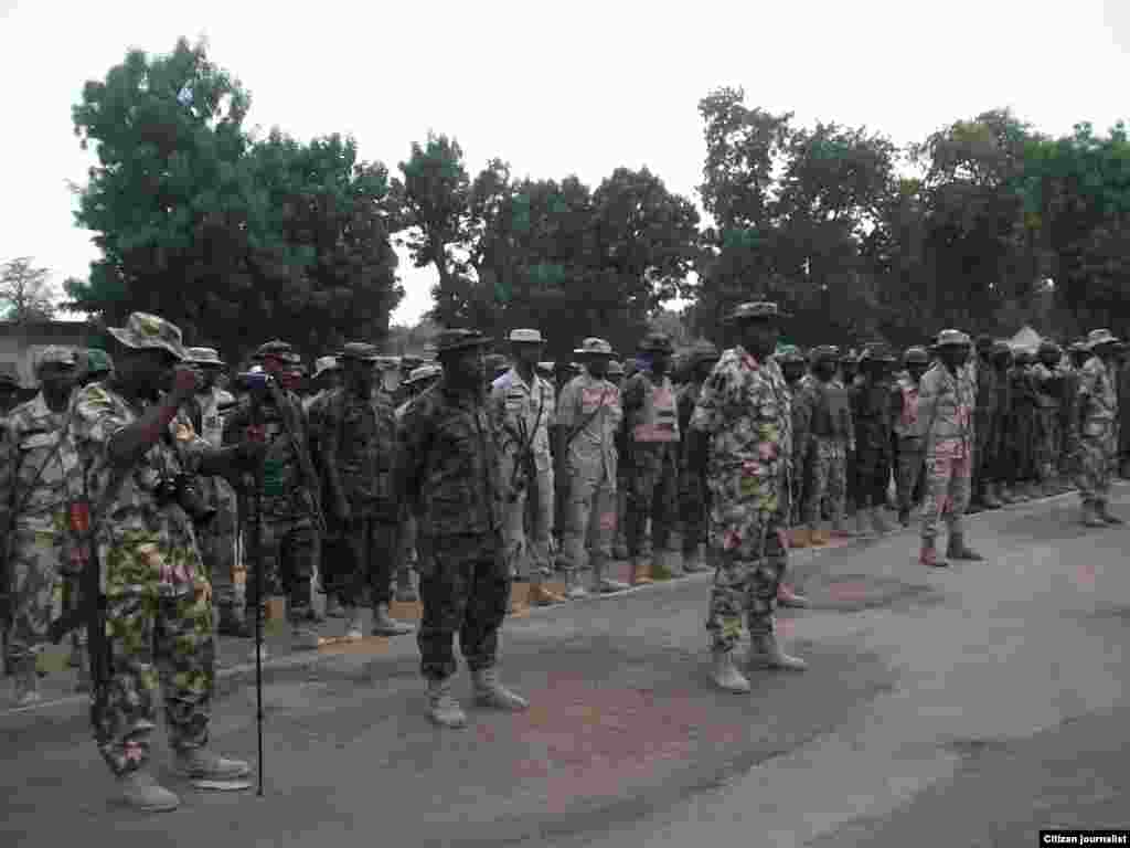 Sojojin birged din da ta kwato garin Bama daga hannun 'yan Boko Haram
