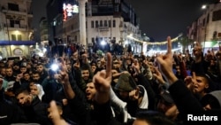 Protestas en Ramala contra la muerte de uno de los líderes de Hamás, Saleh al-Arouri, el 2 de enero de 2024.