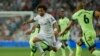 Marcelo en action lors d'un match con Manchester City, Espagne, le 4 mai 2016
