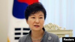 박근혜 한국 대통령. (자료사진)
