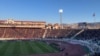 Traktor azarkeşləri Səhənd stadionu (Foto: Varzesh3)