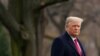 Presiden Donald Trump di South Lawn Gedung Putih, Washingtong, Sabtu, 12 Desember 2020. 