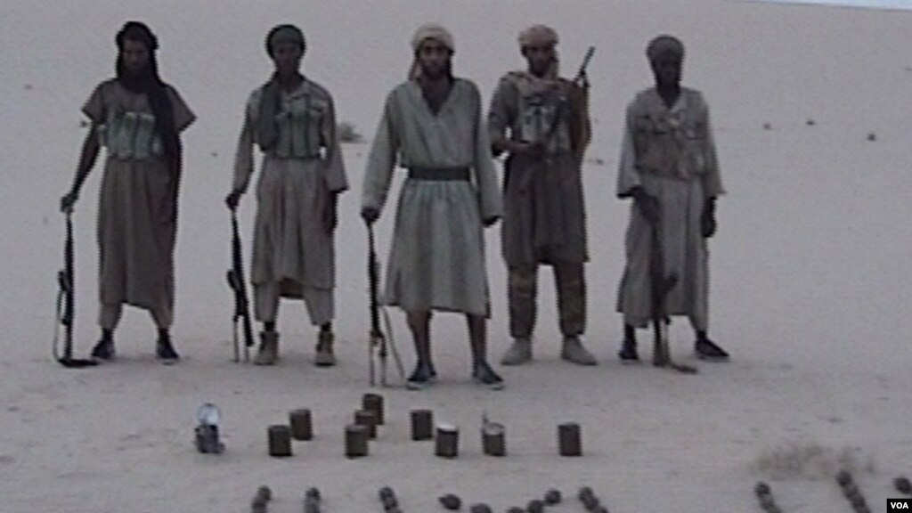 Des combattants d'AQMI.