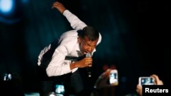 Le chanteur Stromae lors d’une production aux World Music Awards à Monte Carlo, le 27 mai 2014. 