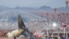 Los restos del avión de Jeju Air que se salió de la pista y se estrelló se encuentran en el Aeropuerto Internacional de Muan, en Muan, Corea del Sur, el 30 de diciembre de 2024. 