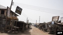 Un couvre-feu mis en place à Kafanchan, dans le nord du Nigeria, le 24 février 2017.