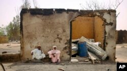 Un magazin brûlé par Boko Haram près du Lac Tchad (AP Photo/Jerome Delay)