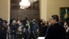 Presidente hondureño, Juan Orlando Hernández, expone sus argumentos ante señalamientos por narcotrafico y corrupción. Foto cortesía Casa de gobierno.