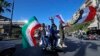 Syrians Gather in Capital in Defiance of Airstrikes