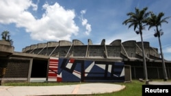 El Aula Magna de la Universidad Central de Venezuela (UCV) en Caracas, el 25 de septiembre de 2020. Foto: Reuters.