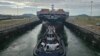 ARCHIVO - Imagen de las esclusas de Cocolí en la ampliación del Canal de Panamá. Foto captada el 17 de septiembre de 2024.