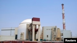 Une vue du site de Bushehr qui abrite le principal réacteur nucléaire.