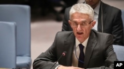 El subsecretario general de la ONU para Asuntos Humanitarios y Ayuda de Emergencia, Mark Lowcock, asegua que las necesidades de los venezolanos superan los recursos asignados para sufragarlos. Foto AP.