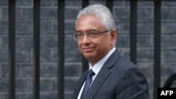Le Premier ministre mauricien Pravind Jugnauth arrive à Londres, le 18 mars 2019.