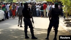 Une manifestation en soutien au leader pro-Biafra Nnamdi Kanu, le 1er décembre 2015 à Abuja. 