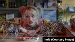 “Birds of Prey (and the Fantabulous Emancipation of One Harley Quinn)”, es una película de superhéroes de DC Comics. En la gráfica: la actriz Margot Robbie, que también aparece en "Bombshell" y "Once upon a time in Hollywood".
